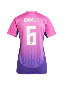 Billige Tyskland Joshua Kimmich #6 Bortedrakt Dame EM 2024 Kortermet